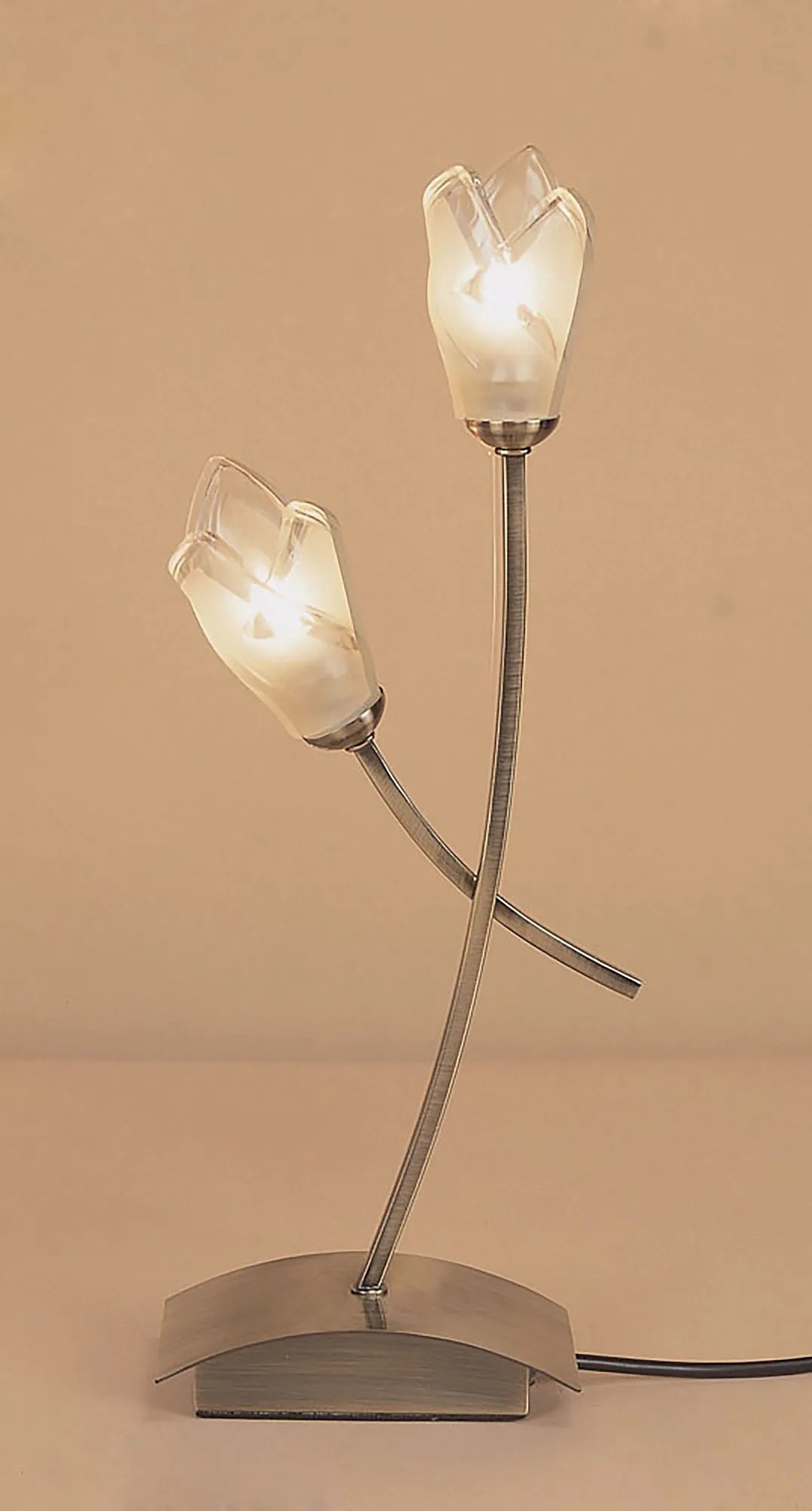 Pietra Antique Brass Table Lamps Mantra Armed Table Lamps